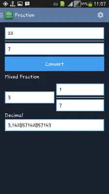 Fraction Converter android App screenshot 3