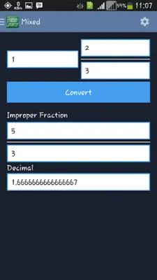 Fraction Converter android App screenshot 4