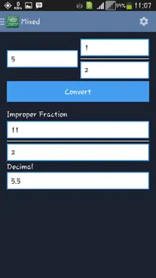 Fraction Converter android App screenshot 5